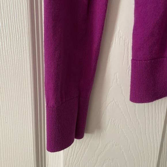 Zara Cotton Cardigan Wine Color - Picture 3 of 6